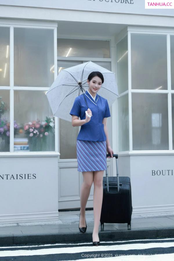   [XiuRen]高清写真图 2025.08.29 No.10708 南乔 空姐制服第4张图片